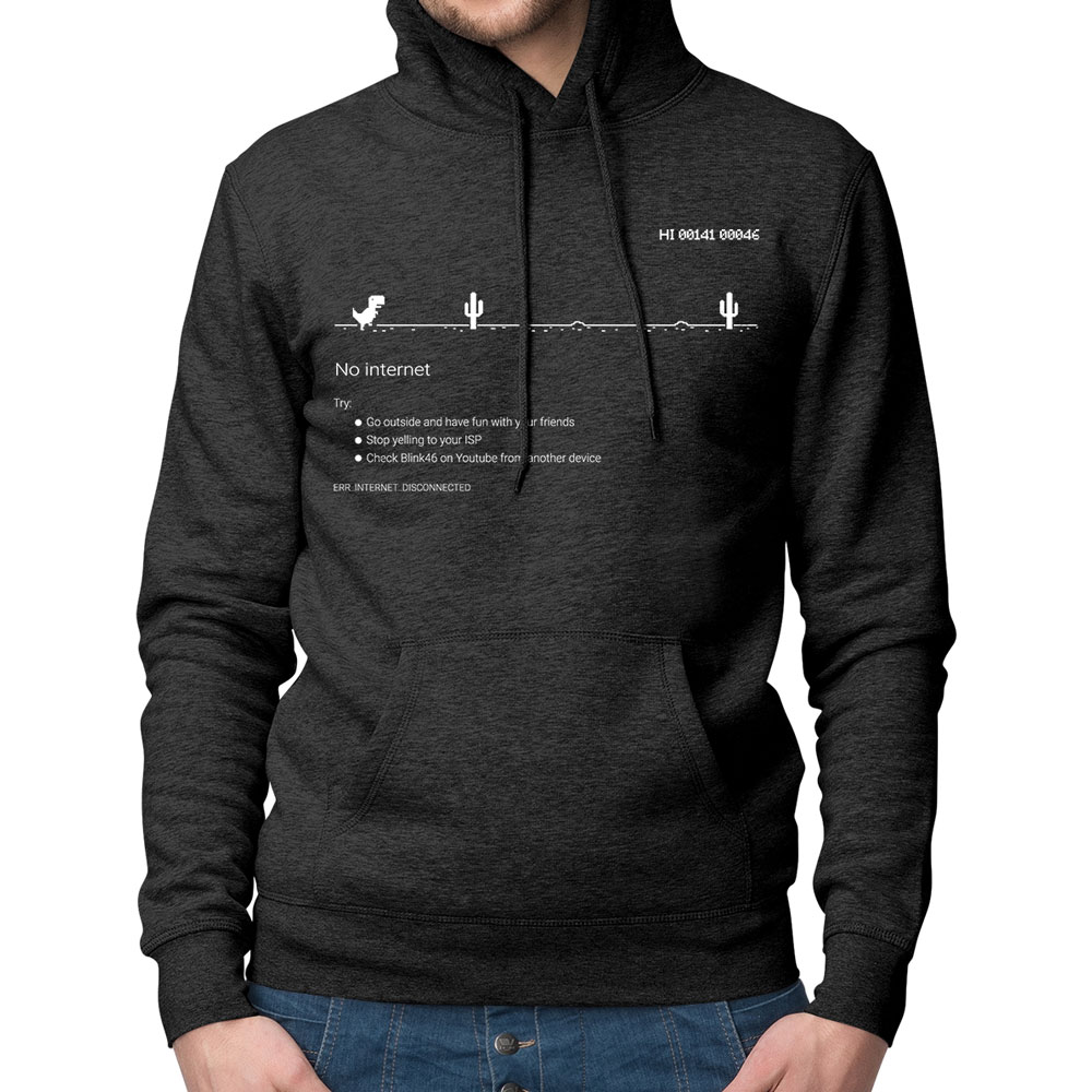 Felpa Dino con cappuccio